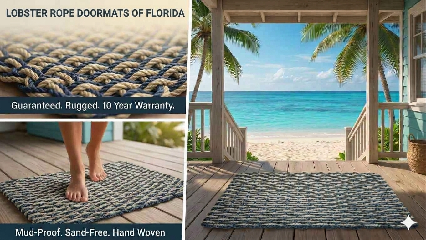Lobster Rope Doormats of Florida