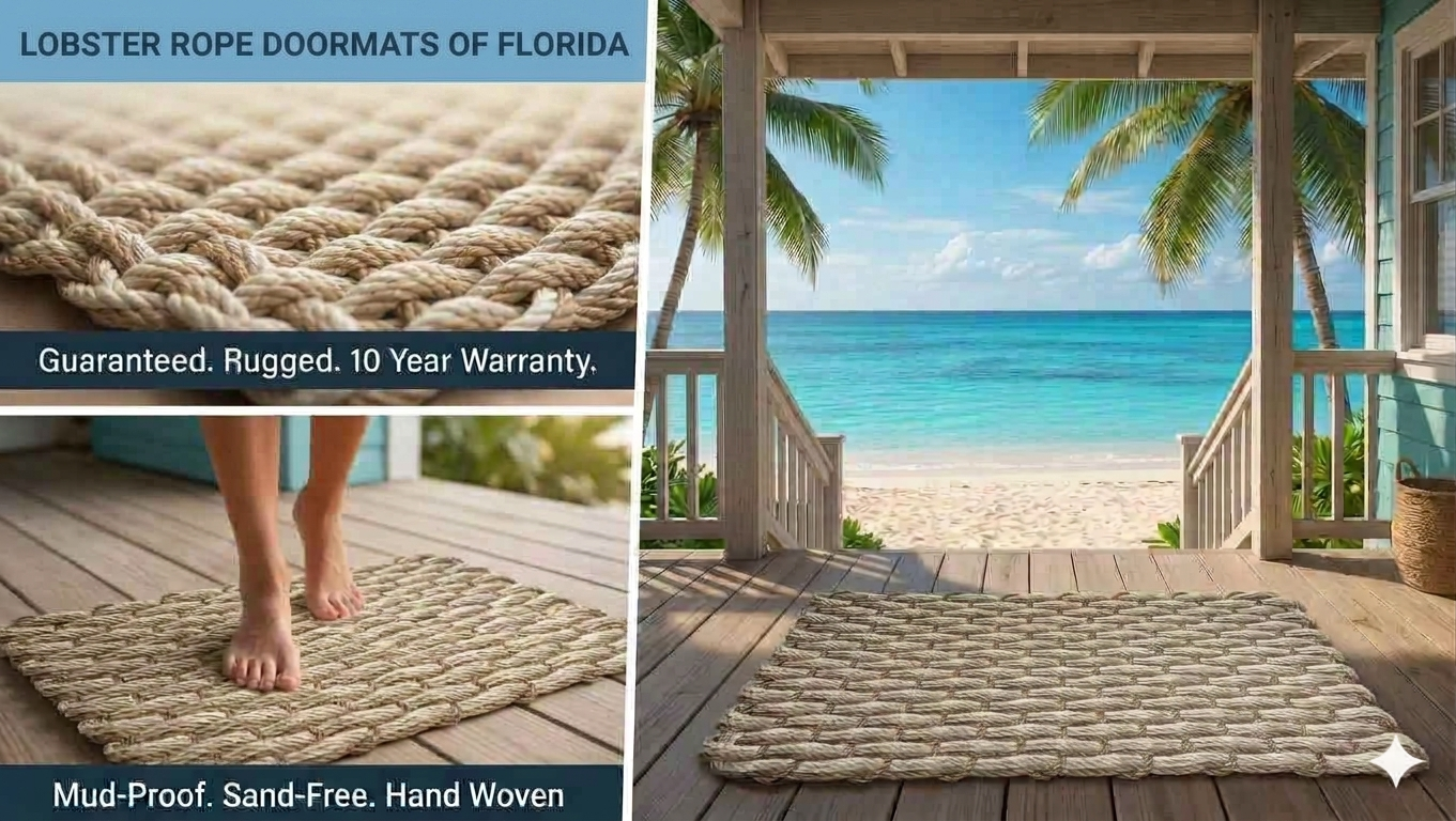 Lobster Rope Doormats of Florida