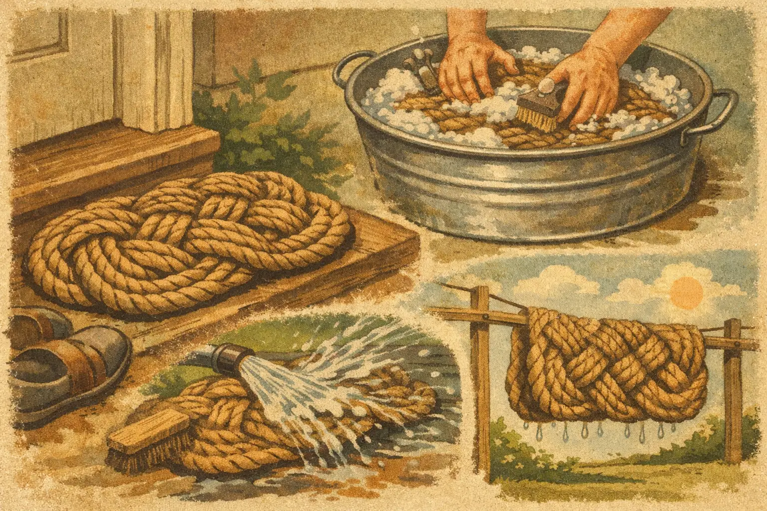 Are Rope Doormats Washable? Yes - Here’s How
