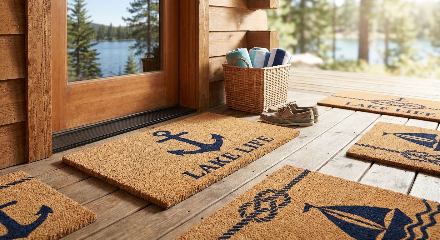 Best nautical doormats for lake cabins