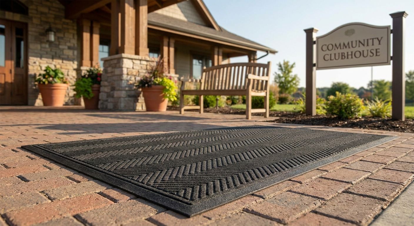 Best outdoor entryway mats for HOA community entries