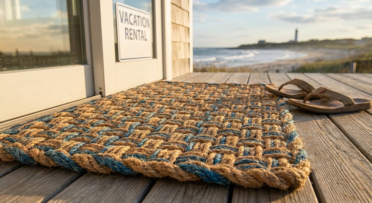 Rope doormats for waterfront rental properties