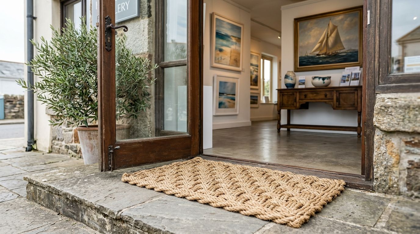 Best rope doormats for coastal art galleries