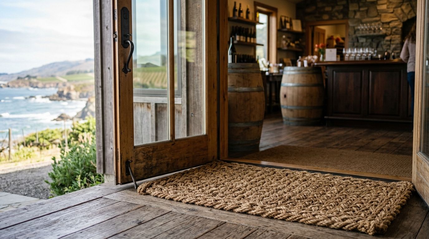 Best rope doormats for coastal wine cellars and tasting rooms