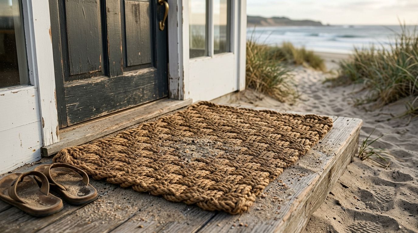 How to pick a rope doormat weave for heavy sand traffic