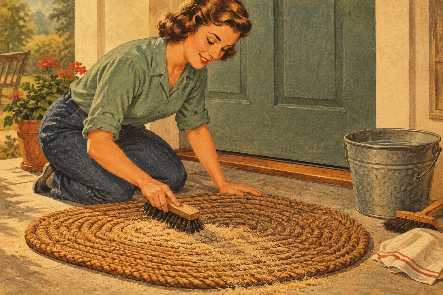 How to Remove Sand From Rope Doormats Easily
